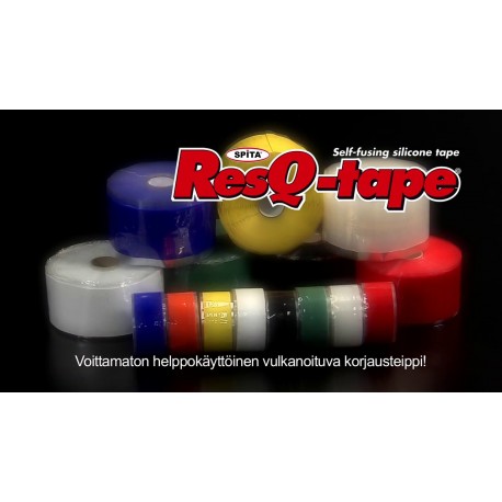 Vulkanoituva 100% silikoniteippi ResQ-tape 50,8mm, teollisuusrulla